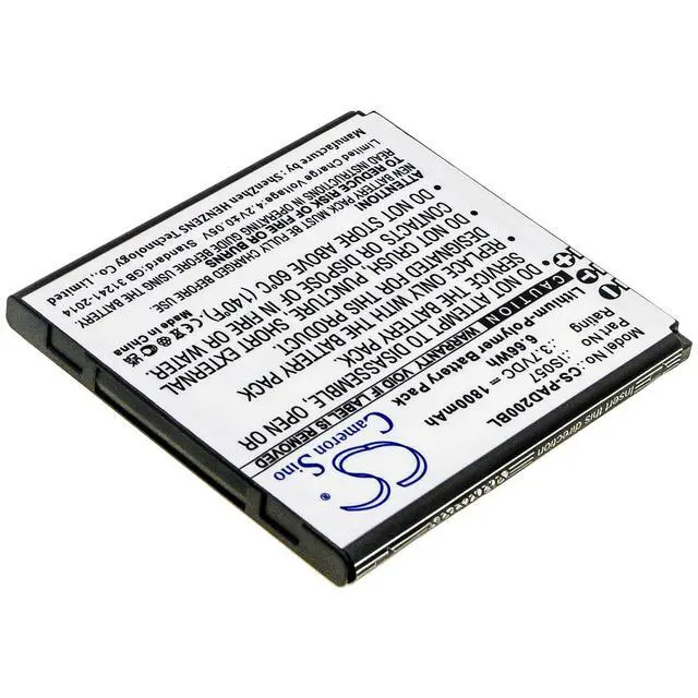 Alt view image 2 of 4 - Cameron Sino Battery for Pax D200, D200T, IS275 PN:Pax IS057 1800mAh / 6.66Wh
