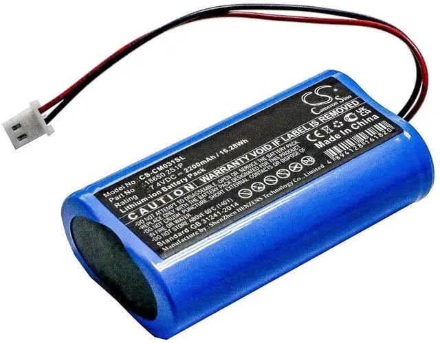 Main image of Cameron Sino Battery for Custom Battery Packs PN:Custom Battery Packs 18650 2S1P 2200mAh / 16.28Wh