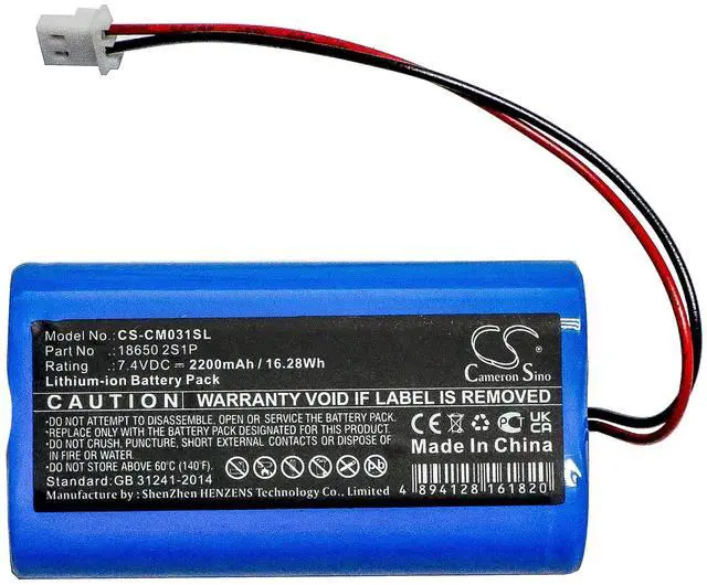 Alt view image 3 of 5 - Cameron Sino Battery for Custom Battery Packs PN:Custom Battery Packs 18650 2S1P 2200mAh / 16.28Wh