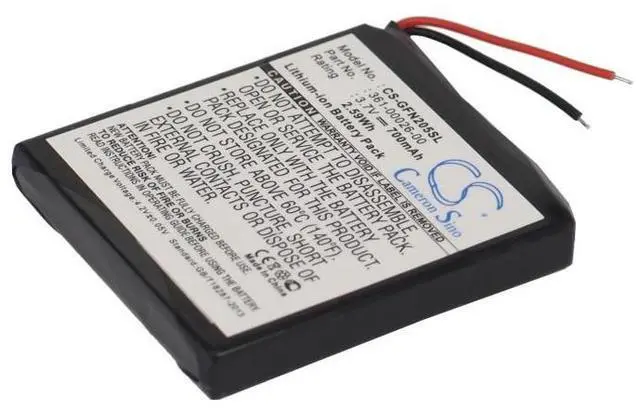 Main image of Cameron Sino Battery for forerunner 205, forerunner 305, forerunner 305i PN: 361-00026-00 700mAh / 2.59Wh