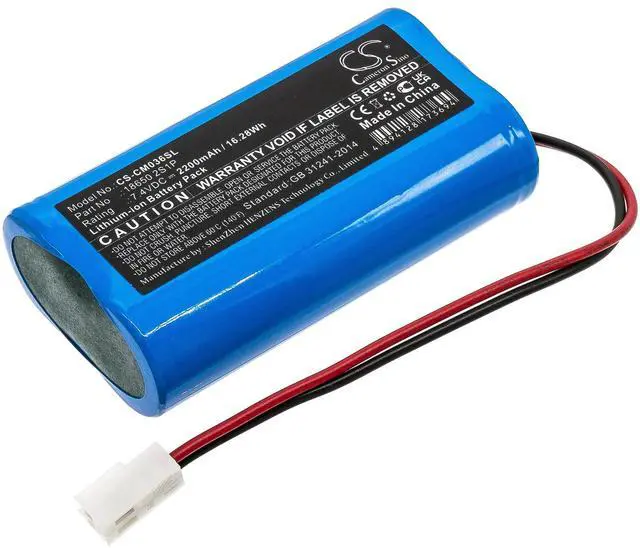 Main image of Cameron Sino Battery for Custom Battery Packs PN:Custom Battery Packs 18650 2S1P 2200mAh / 16.28Wh