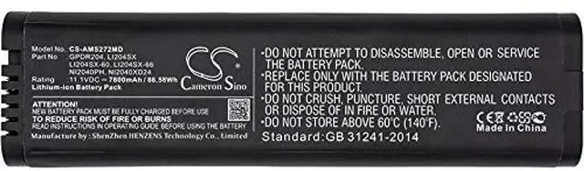 Alt view image 3 of 3 - Cameron Sino Battery for Anritsu MS2024A, MS2024B, MS2025B, MS2026A, MS2026B, MS2026C, MS2027C, MS2028B, MS2028C, MS202xA, MS202xB