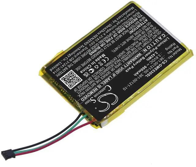 Alt view image 2 of 5 - Cameron Sino Battery for Edge 530, Edge 830 PN: 361-00121-00, 361-00121-10 900mAh / 3.42Wh