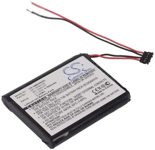 Alt view image 2 of 6 - Cameron Sino Battery for Garmin 010-01626-02, 4RL58983, Edge 200, Edge 205, Edge 500, Edge 520, Edge 820, Edge Explore 820 600mAh
