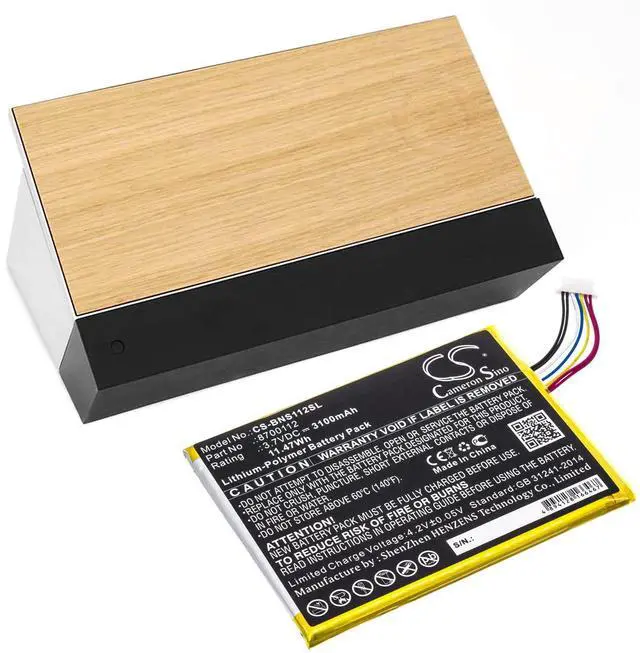 Main image of Cameron Sino Battery for Bang & Olufsen BeoSound Moment PN:Bang & Olufsen 8700112 3100mAh / 11.47Wh