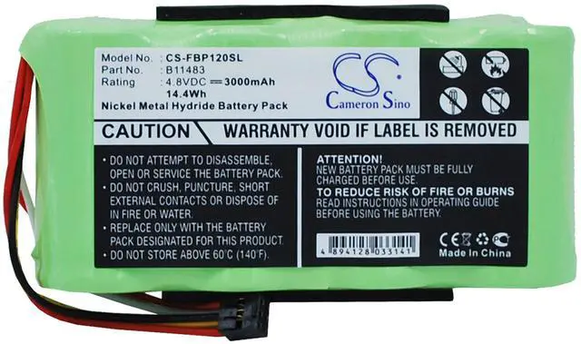 Main image of CS Battery for 123 ( Firmware below V2., 123S ( Firmware below V2, 43 Power Quality Analyze, 43B Power Quality Analyz, Scopemeter 120 PN: B11483, BP120MH 3000mAh / 14.40Wh