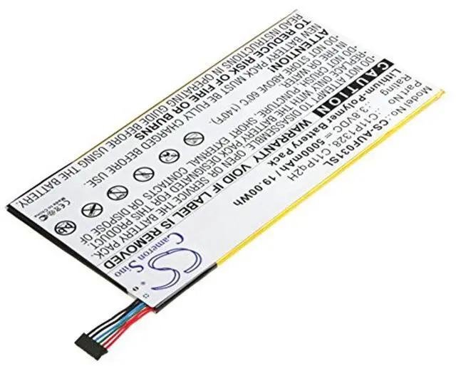 Alt view image 2 of 5 - Cameron Sino Battery for K010, Pad Transformer Pad TF103CG, Transformer Pad TF103CX, Transformer Pad TF103CX-1A010A, Transformer Pad TF103CX-1B013A PN: 0B200-00980000M, C11P1328, C11Pq2H 5000mAh