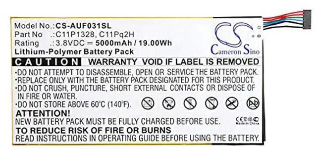 Alt view image 5 of 5 - Cameron Sino Battery for K010, Pad Transformer Pad TF103CG, Transformer Pad TF103CX, Transformer Pad TF103CX-1A010A, Transformer Pad TF103CX-1B013A PN: 0B200-00980000M, C11P1328, C11Pq2H 5000mAh