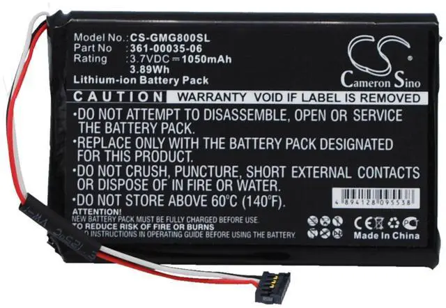Main image of Cameron Sino Battery for Approach G8 PN: 361-00035-06 1050mAh / 3.89Wh