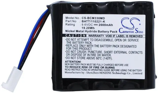 Alt view image 5 of 5 - Cameron Sino Battery for 20600A1 8200 Capnocheck CO2 Mo, Capnocheck AD700, Capnocheck CO2, Capnocheck SPO2 PN: 120221, AAPLQBC1108, BATT/110221-K, OM11094 2000mAh