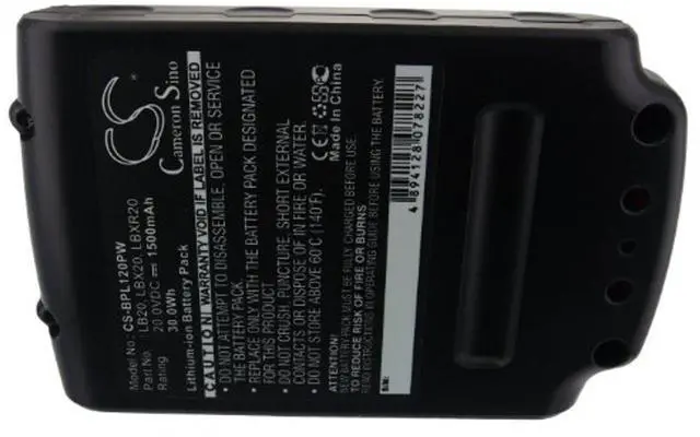 Alt view image 5 of 5 - Cameron Sino Battery for ASL186K, ASL188K, LHT2220, LLP120, LPHT120, LPP120, LST120, LST220, LST300, LST400, LST420, LSW120, LSW20, LSW221, SSL20SB, SSL20SB-2 1500mAh