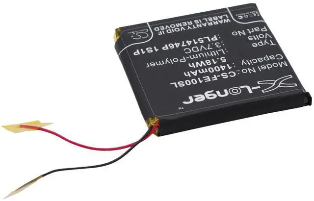 Alt view image 3 of 5 - Cameron Sino Battery for Fiio E10, E10K, E11K PN:Fiio PL514746P 1S1P 1400mAh / 5.18Wh