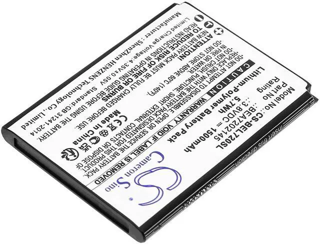 Alt view image 2 of 4 - Cameron Sino Battery for SL720, SL720i, SL720i_EU001B PN: BEA7202145, SL720, SL720i 1500mAh / 5.7Wh