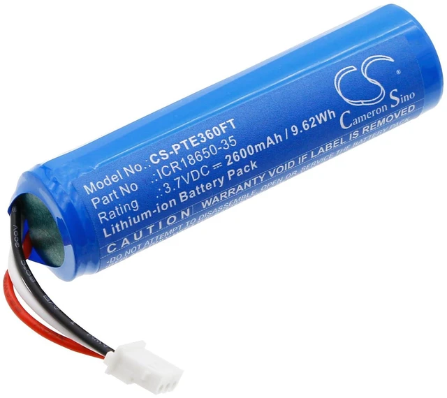 Main image of Cameron Sino Battery for Petzl E36NAO, Nao, Nao+, Neo, Stirnlampen PN:Petzl ICR18650-35 2600mAh / 9.62Wh