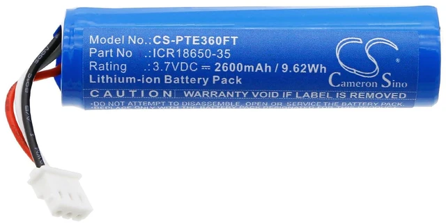 Alt view image 3 of 5 - Cameron Sino Battery for Petzl E36NAO, Nao, Nao+, Neo, Stirnlampen PN:Petzl ICR18650-35 2600mAh / 9.62Wh