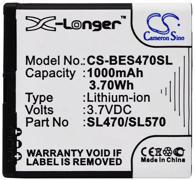 Alt view image 5 of 5 - Cameron Sino Battery for Olympia Janus PN:Olympia 1000mAh / 3.70Wh