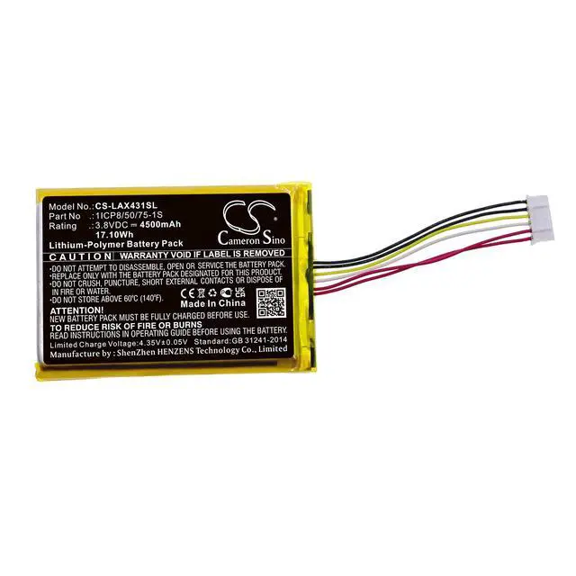 Alt view image 3 of 5 - Cameron Sino Battery for Launch X431 Pro Mini V3.0 4500mAh / 17.10Wh