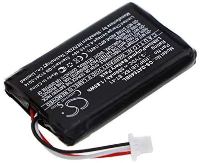 Alt view image 2 of 4 - Cameron Sino Battery for Datalogic RBP-6400, RIDA DBT6400 PN:Datalogic 128004100, BT-41, RBP-DBT6X 500mAh / 1.85Wh