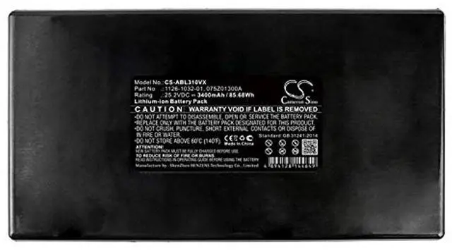 Alt view image 5 of 5 - Cameron Sino Battery for Agro R800Li PN:Agro 3400mAh / 85.68Wh