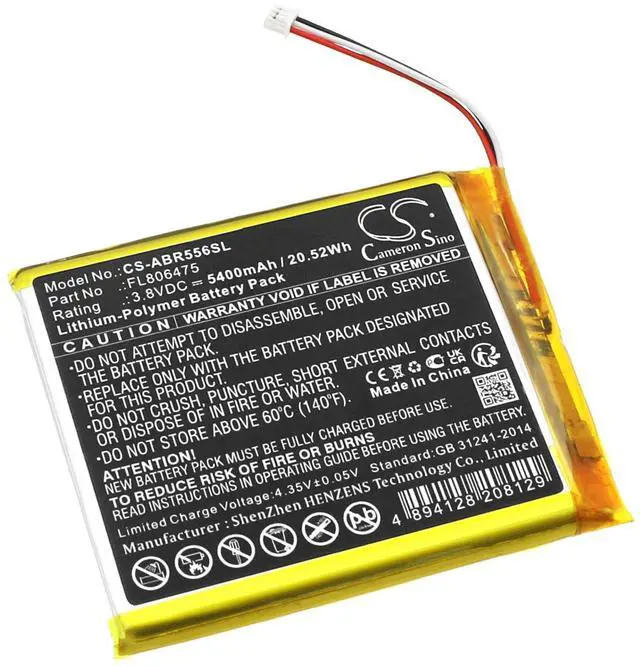 Main image of Cameron Sino Battery for Anbernic RG556 PN:Anbernic FL806475 5400mAh / 20.52Wh