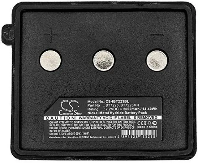 Alt view image 3 of 3 - Cameron Sino Battery for Itowa Beton, Combi, Compact, Setval PN:Itowa BT7223, BT7223MH 2000mAh / 14.40Wh