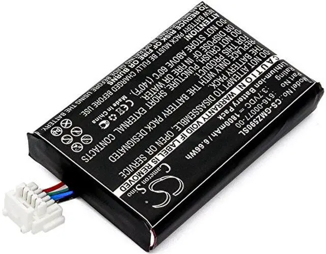 Alt view image 2 of 5 - CS Battery for 010-01603-10, Zumo 590, Zumo 590LM, Zumo 595, Zumo 595LM PN: 010-12110-003, 361-00077-00, 361-00077-10, 616-00077-00, 616-00077-10 1800mAh / 6.66Wh