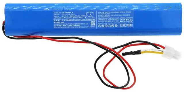 Alt view image 2 of 5 - Cameron Sino Battery for Fulham HotSpot FHSCP-UNV-10P-L-SD PN:Fulham IFR18650E 3S2P 3600mAh / 34.56Wh