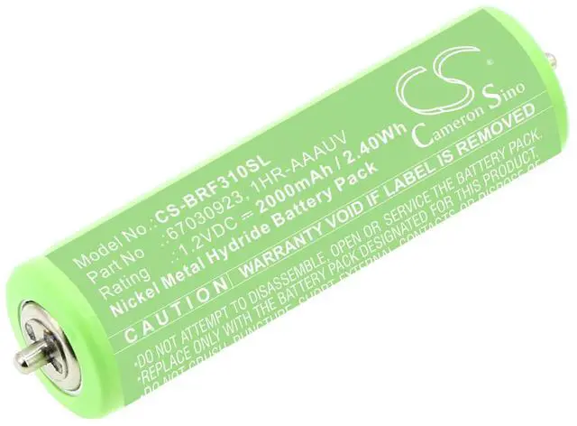 Main image of Cameron Sino Battery for Braun 140, 5897, 5897 5735 Contour, Contour, Flex, Flex XP, Series 1, Series 3, Smart Comtrol Classic, Smart Control Plus, Smart Control Pro, Smart Control Sport 2000mAh