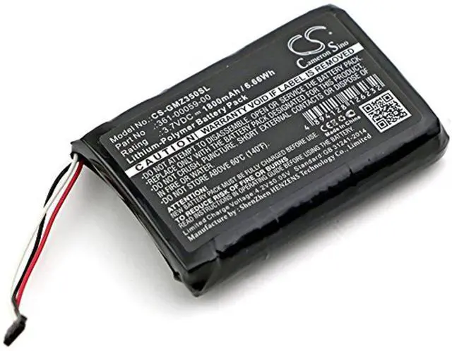 Alt view image 3 of 4 - Cameron Sino Battery for ZUMO 340LM, ZUMO 350LM, ZUMO 390LM PN: 361-00059-00 1800mAh / 6.66Wh