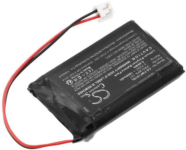 Alt view image 2 of 7 - Cameron Sino Battery for Fishman fender Acoustasonic, Fluence PN:Fishman 10462957, ACC-FLU-RBT, PRO-BPK-101 1800mAh / 6.66Wh