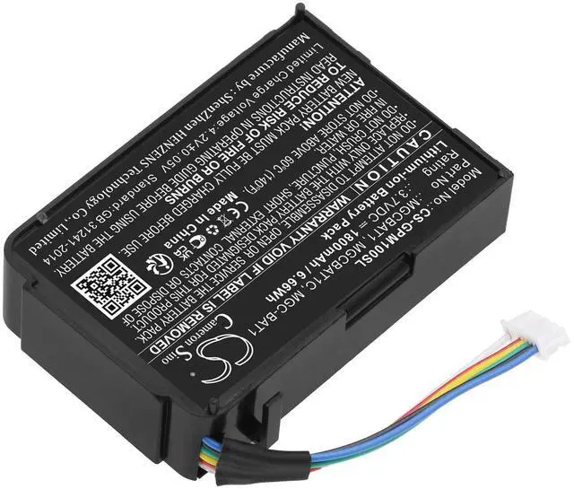 Alt view image 2 of 5 - Cameron Sino Battery for GasClip MGC, MGC-PUMP Detectors, Multi Gas Clip MGC Pump IR, Multi Gas Clip MGC Pump Pellis PN:GasClip MGCBAT1, MGC-BAT1, MGCBAT1C 1800mAh