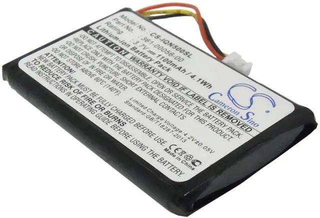 Main image of CS Battery for Drive 50 LM, Drive 51LMT, Drive 51LMT-S, DriveSmart 5 LMT, Nuvi 52, Nuvi 52LM, Nuvi 52LMT, Nuvi 55, Nuvi 55LM, Nuvi 55LMT PN: 361-00056-00, 361-00056-50 1100mAh / 4.07Wh