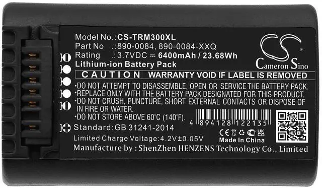 Alt view image 5 of 5 - CS Battery for Nivo 1C, Nivo 2C, Nivo 2M, Nivo 3C, Nivo , Nivo 5C, Nivo C Total Station, Nivo M, Nivo M Total Station, NPL322, NPL-322, NPL322+, NPL-322+ PN: 108571-00, 53708-00, 53708-PRN 6400mAh