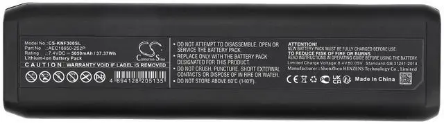 Alt view image 5 of 7 - FYIOGXG Cameron Sino Battery for Konftel 300M, 300MX, 300W, 300WX PN:Konftel 900102095, AEC18650-2S2P, Li18S 5050mAh / 37.37Wh