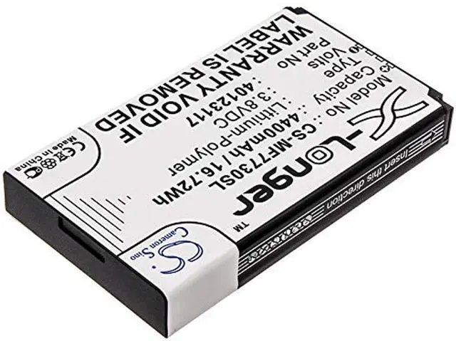 Alt view image 2 of 3 - Replacement Battery for Inseego 5G, Jetpack 4G LTE, Jetpack 8800L, Jetpack MiFi 7730L, MiFi 7730L, MiFi 8800L, MiFi M1000 PN: 40123117 4400mAh / 16.72Wh