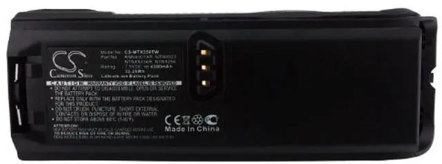 Alt view image 5 of 5 - Cameron Sino Battery for NTN8293, NTN8294, Tetra MTP200, Tetra MTP300, XTS3000, XTS3500, XTS4250, XTS5000 PN: BP8299MHUC, NNTN4435B 4300mAh