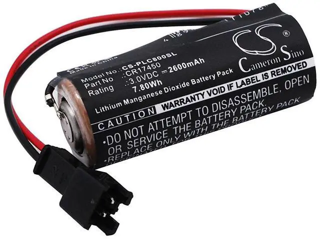 Main image of Cameron Sino Battery for Sanyo CR8.L, CR8.LHC PN:Sanyo CR17450, CR17450ER, CR17450E-R 2600mAh / 7.80Wh