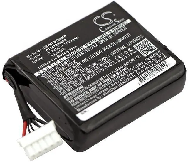 Main image of 3750mAh / 13.88Wh Replacement Battery for Pulsoximeter type 23794, Radical 7 Rainbow Set Pulse Ox, Radical Pulse Oximeter, Radical-7 9500 Touchscreen PN: 23794, 25950, B11939, P1247900079