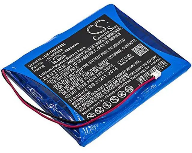 Main image of Cameron Sino Battery for SPS850 Modular Receiver, SPS851 Modular Receiver, SPS852 Modular Receiver, SPS855 Modular Receiver PN: KLN00928 8000mAh