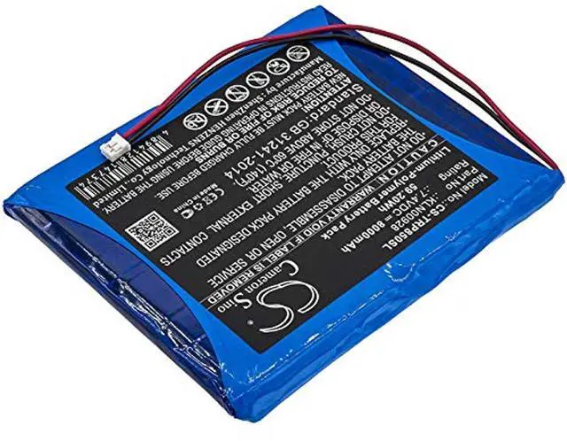 Alt view image 2 of 4 - Cameron Sino Battery for SPS850 Modular Receiver, SPS851 Modular Receiver, SPS852 Modular Receiver, SPS855 Modular Receiver PN: KLN00928 8000mAh