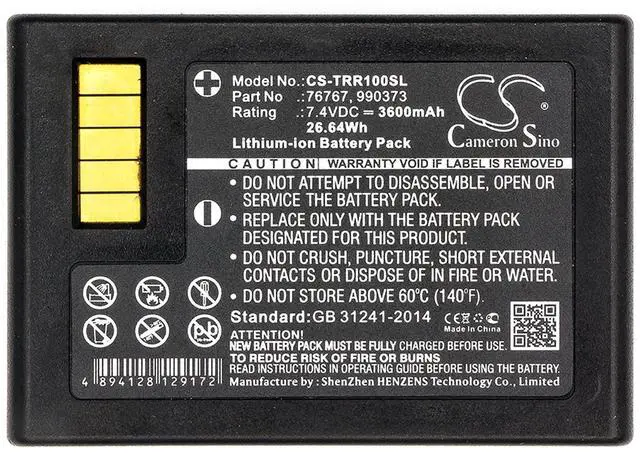 Main image of Cameron Sino Battery for Trimble R10, R10 GNSS, V10 PN:Trimble 76767, 89840-00, 990373 3600mAh / 26.64Wh