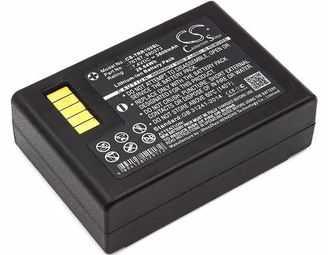 Alt view image 3 of 3 - Cameron Sino Battery for Trimble R10, R10 GNSS, V10 PN:Trimble 76767, 89840-00, 990373 3600mAh / 26.64Wh
