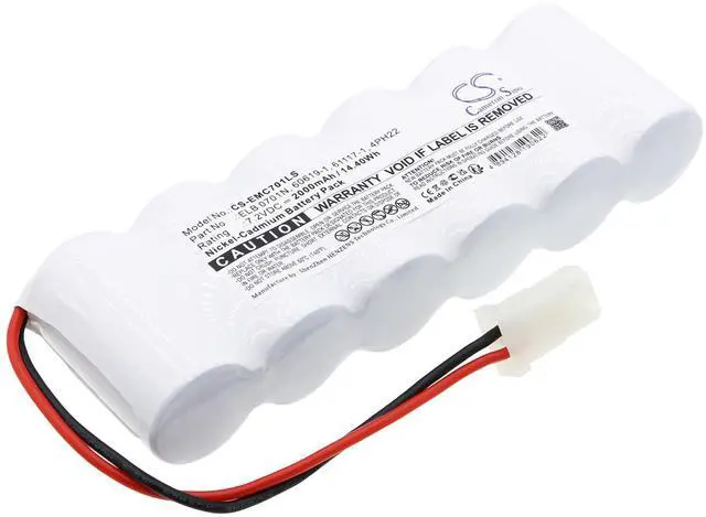 Main image of Cameron Sino Battery for Lithonia LV S W R 120/277 ELN UM PN:Lithonia 4PH22, 60619-1, 61117-1, ELB 0701N 2000mAh / 14.40Wh