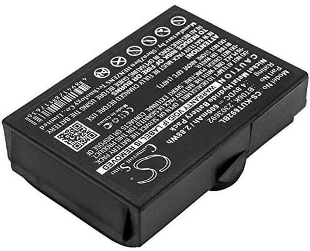 Alt view image 2 of 3 - CS Battery for IKUSI 2303692, T70-2, T71, TM70/1, TM70/2, TM70/iK2.13B JS, TM70/iK2.13B JS3, TM70/iK2.13B LV, TM70/iK2.13B LV3, TM70/iK2.21F JS5, TM70/iK2.21F LV5 600mAh
