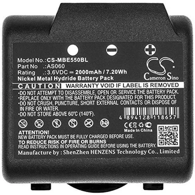 Alt view image 3 of 3 - Cameron Sino Battery for IMET BE3600, BE5500, M550 Ares, M550 Thor, M550 Zeus, M550S THOR, M550S ZEUS PN:IMET AS060, AS083 2000mAh / 7.20Wh