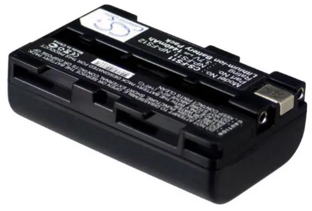 Main image of Cameron Sino Battery for Sony CCD-CR1, DCR-PC1E, DCR-PC2, DCR-PC2E, DCR-PC3, DCR-PC3E, DCR-PC4, DCR-PC4E, DCR-PC5, DCR-PC5E, DCR-TRV1VE PN:Sony NP-F10, NP-FS10, NP-FS11, NP-FS12 1440mAh