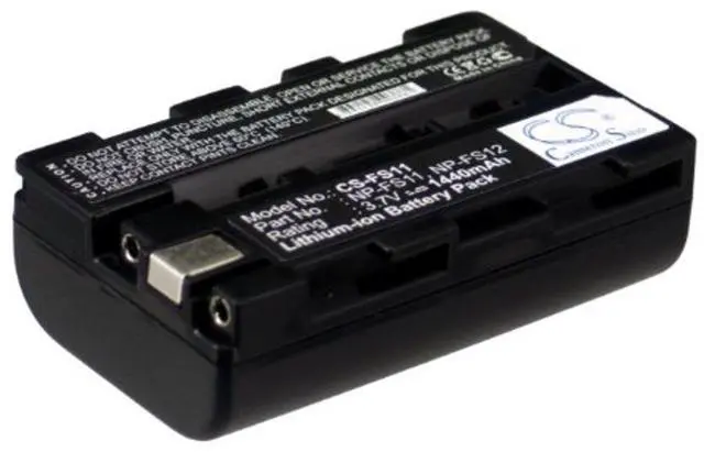 Alt view image 3 of 5 - Cameron Sino Battery for Sony CCD-CR1, DCR-PC1E, DCR-PC2, DCR-PC2E, DCR-PC3, DCR-PC3E, DCR-PC4, DCR-PC4E, DCR-PC5, DCR-PC5E, DCR-TRV1VE PN:Sony NP-F10, NP-FS10, NP-FS11, NP-FS12 1440mAh