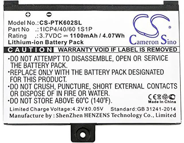 Alt view image 2 of 5 - Cameron Sino Battery for Pocketbook Pro 602, Pro 603, Pro 612, Pro 902, Pro 903, Pro 912, Pro 920, Pro 920.W PN:Pocketbook 1ICP4/40/60 1S1P 1100mAh