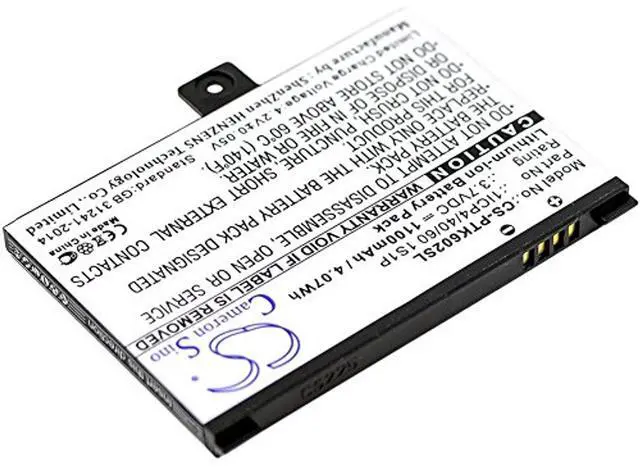 Alt view image 5 of 5 - Cameron Sino Battery for Pocketbook Pro 602, Pro 603, Pro 612, Pro 902, Pro 903, Pro 912, Pro 920, Pro 920.W PN:Pocketbook 1ICP4/40/60 1S1P 1100mAh