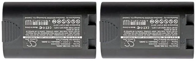Main image of Replacement battery foor D-YMO R5200 LM360D LM420P R hino LM 360D R hino 420P LabelManager 360D R hino 5200 R hino 4200 420P (2PCS)